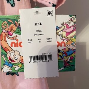 Nickelodeon 90s Rugrats Reptar Button-Down